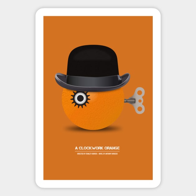 A Clockwork Orange - Alternative Movie Poster Magnet by MoviePosterBoy